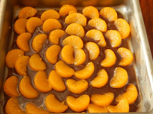 Mandarin Orange Upside Down Cake Topping